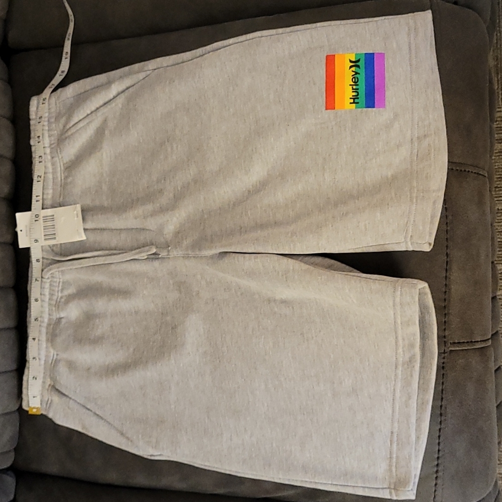 Hurley Size Medium Fleece Loungewear Shorts - Brand New With Tags
